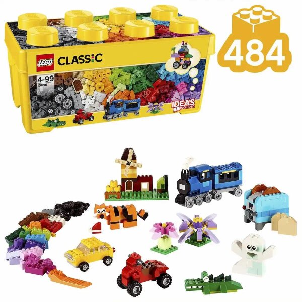 Classic Lego Bausteine-Box (mittelgross)