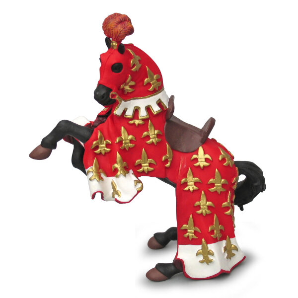 Cheval du prince Philippe rouge