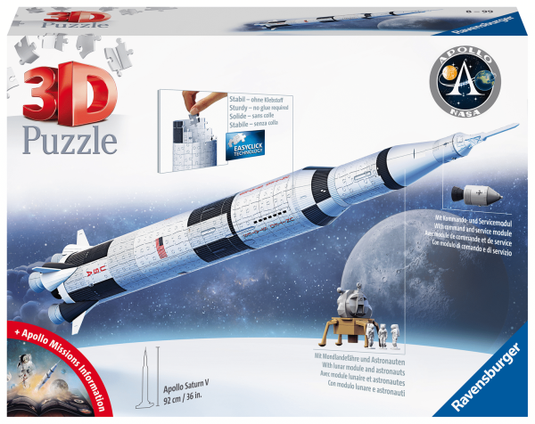Puzzle 3D Appollo Saturn