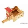 Fort mit rotem Dach