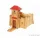 Fort mit rotem Dach
