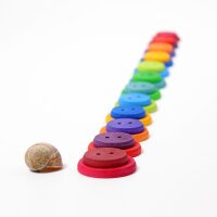 Große Regenbogen Knöpfe