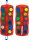 Farbkasten Connector 24 Farben rot