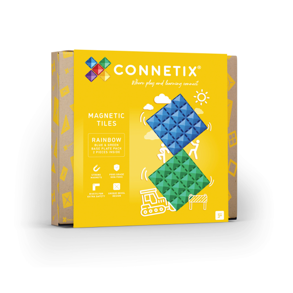 Rainbow Blue & Green Base Plate Pack