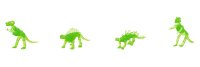 Ausgrabungseier Dino Skelette