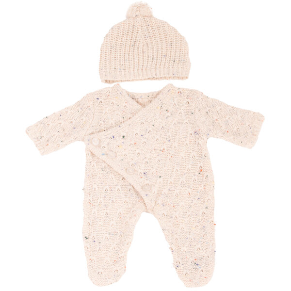 Strickensemble beige (Gr. S)