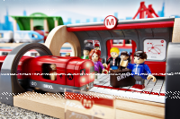 Autos und Eisenbahn