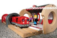Autos und Eisenbahn