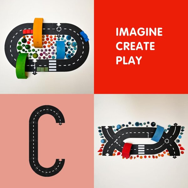 12 Road Pieces