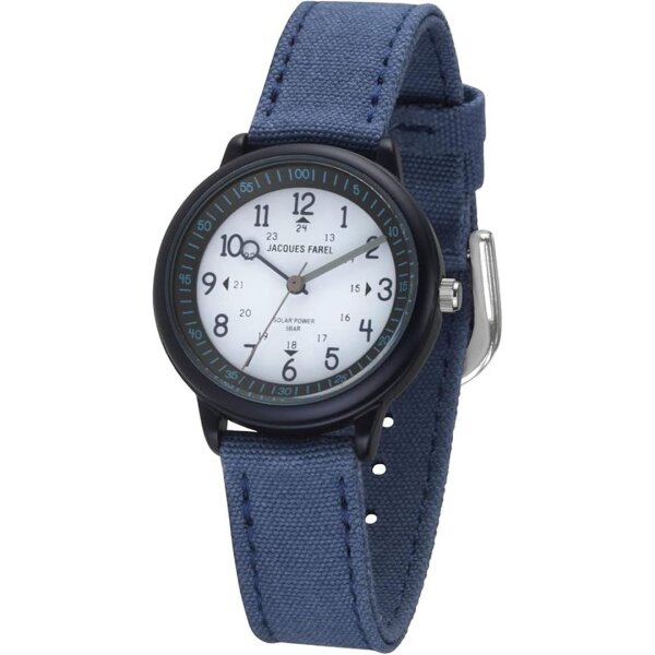 Kinderuhr schwarz matt