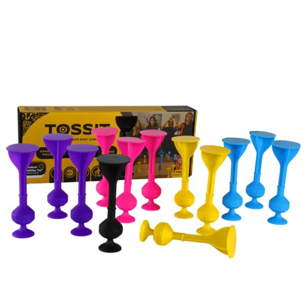 Tossit Family Pack (pink/blau/lila/gelb)
