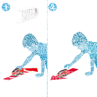 Pull back train set
