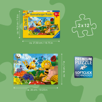 Puzzle Biene Maja 2x12