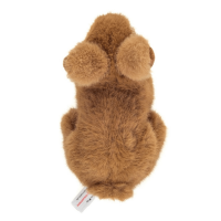 Hase sitzend braun 17cm