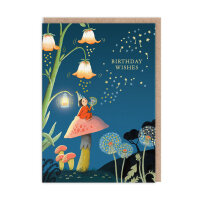 Birthday Wishes (Blumen bei Nacht)