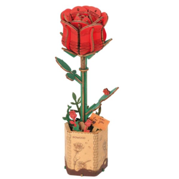 Red Rose (Wooden Blm Craft)