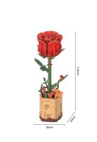 Red Rose (Wooden Blm Craft)