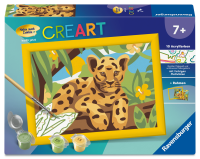 Malen nach Zahlen Baby Leopard