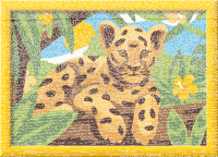 Malen nach Zahlen Baby Leopard