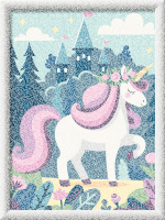 Malen nach Zahlen Einhorn Aurora