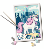Malen nach Zahlen Einhorn Aurora