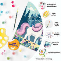 Malen nach Zahlen Einhorn Aurora