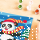Malen nach Zahlen Skifahrender Panda
