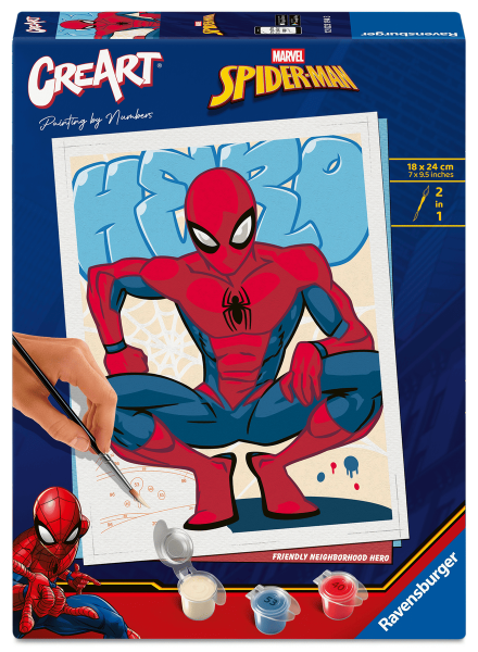 Malen nach Zahlen Friendly Neighborhood Hero Spiderman