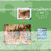 Puzzle Bunte Gewürze, Marokko (500 Teile)