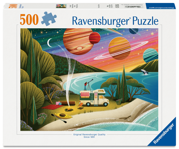 Puzzle Camping unter dem Kosmos (500 Teile)