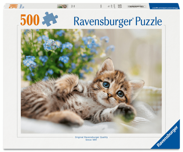 Puzzle Süßes Kätzchen (500 Teile)