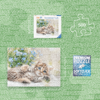 Puzzle Süßes Kätzchen (500 Teile)