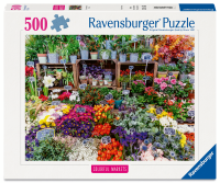 Puzzle Blumenmarkt, Frankreich  (500 Teile)