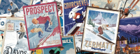 Puzzle Vintage Ski-Poster (1000 Teile)