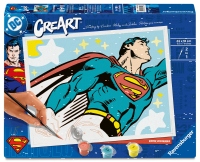 Malen nach Zahlen Retro Superman