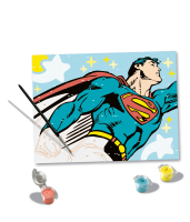 Malen nach Zahlen Retro Superman