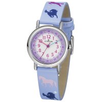 Atrium Armbanduhr lila Pferd